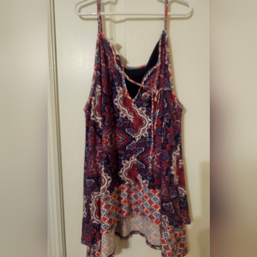 Cato Multicolor Paisley Tank Top